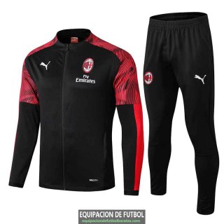 AC Milan Chaqueta Black + Pantalon 2019-2020