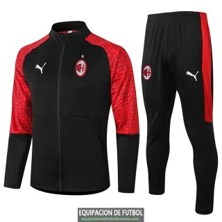 AC Milan Chaqueta Black + Pantalon 2020-2021