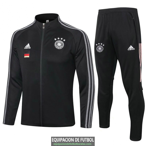 Alemania Chaqueta Black + Pantalon 2020-2021