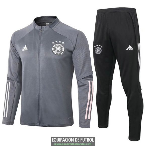 Alemania Chaqueta Dark Grey + Pantalon 2020-2021