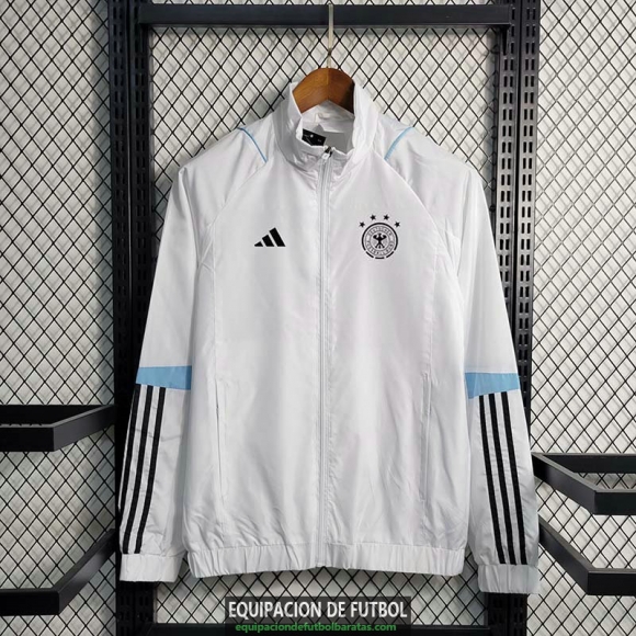 Alemania Chaqueta Rompevientos White II 2023/2024