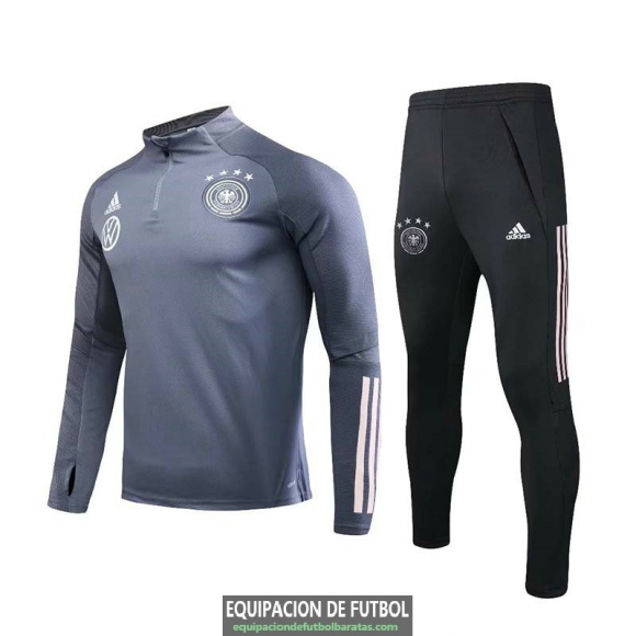 Alemania Sudadera De Entrenamiento Grey + Pantalon 2020-2021