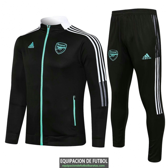 Arsenal Chaqueta Black II + Pantalon Black II 2021/2022