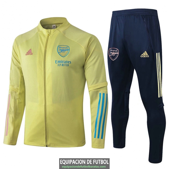 Arsenal Chaqueta Yellow + Pantalon 2020-2021