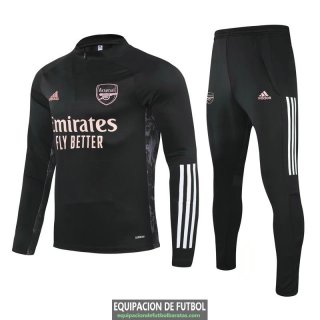 Arsenal Sudadera De Entrenamiento Black Pink + Pantalon 2020-2021