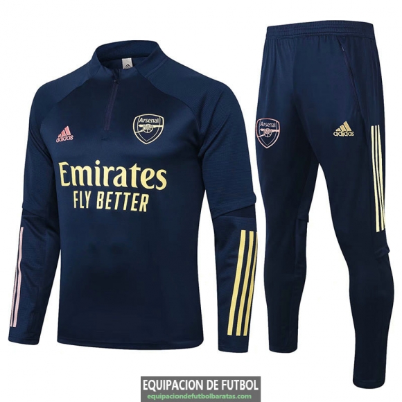 Arsenal Sudadera De Entrenamiento Navy + Pantalon 2020-2021