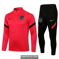 Atletico De Madrid Sudadera De Entrenamiento Red + Pantalon Black 2021/2022