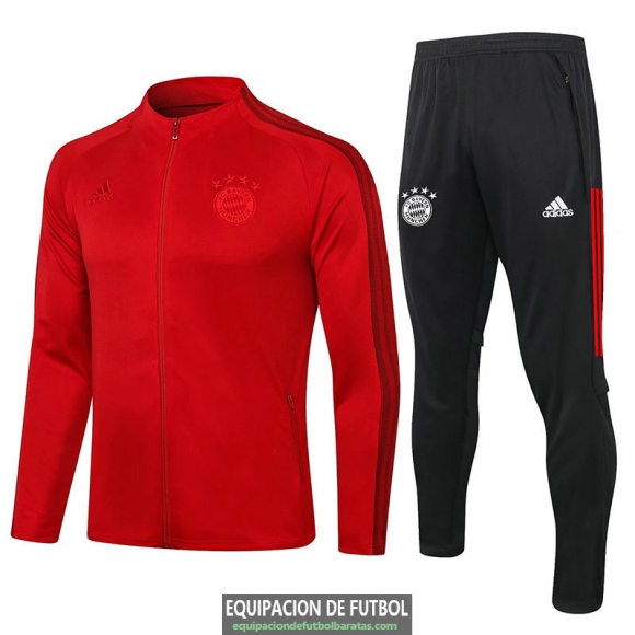 Bayern Munich Chaqueta Red + Pantalon 2020-2021