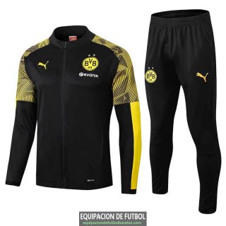 Borussia Dortmund Chaqueta Black + Pantalon 2019-2020