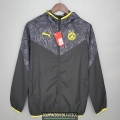 Borussia Dortmund Chaqueta Rompevientos Black Grey 2021/2022