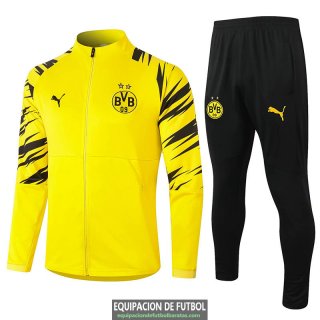 Borussia Dortmund Chaqueta Yellow + Pantalon 2020-2021