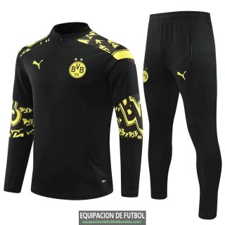 Borussia Dortmund Sudadera De Entrenamiento Yellow Black + Pantalon 2020/2021