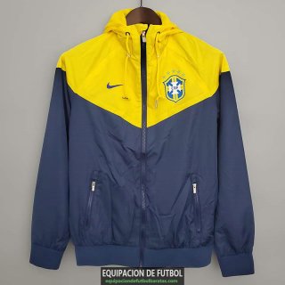 Brasil Chaqueta Rompevientos Yellow Blue II 2021/2022