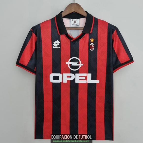 Camiseta AC Milan Retro Primera Equipacion 1995/1996