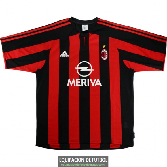 Camiseta AC Milan Retro Primera Equipacion 2003 2004