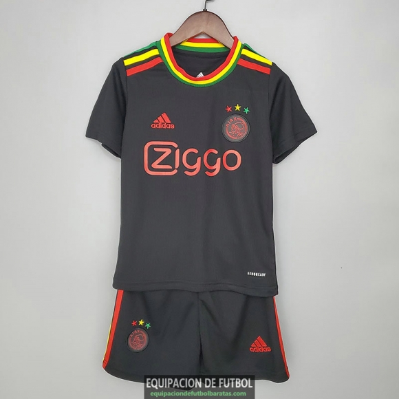 Camiseta Ajax Ninos Tercera Equipacion 2021/2022