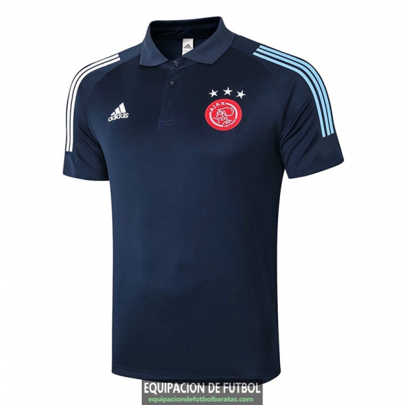 Camiseta Ajax Polo Navy 2020-2021