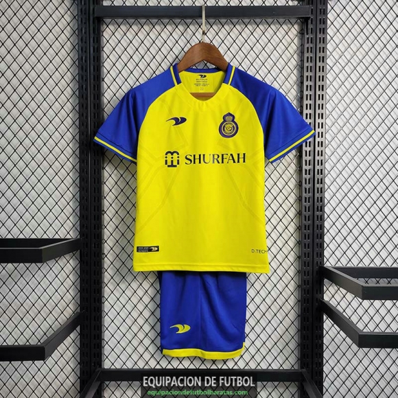 Camiseta Al Nassr FC Ninos Primera Equipacion 2022/2023