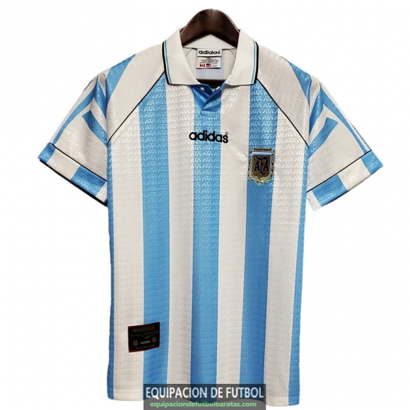 Camiseta Argentina Retro Primera Equipacion 1996 1997