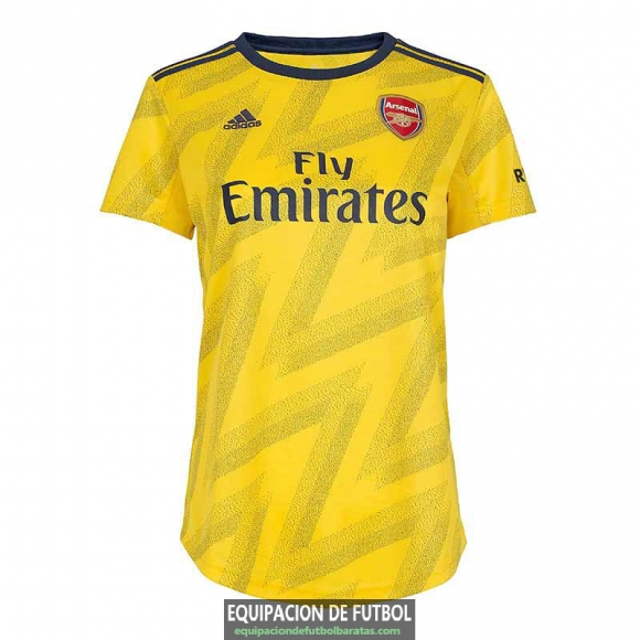 Camiseta Arsenal Camiseta Mujer Segunda Equipacion 2019-2020