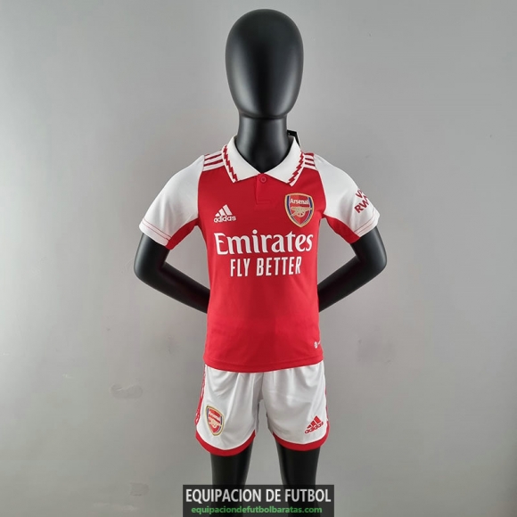 Camiseta Arsenal Ninos Primera Equipacion 2022/2023