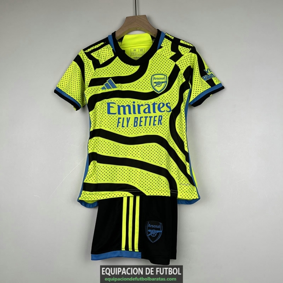 Camiseta Arsenal Ninos Segunda Equipacion 2023/2024