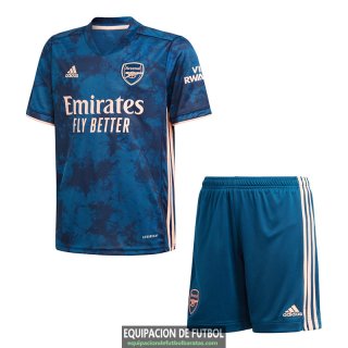 Camiseta Arsenal Ninos Tercera Equipacion 2020-2021