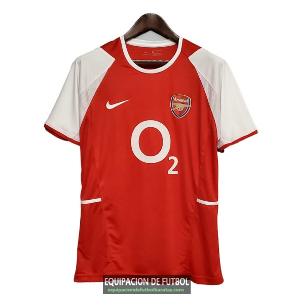 Camiseta Arsenal Retro Primera Equipacion 2002 2004