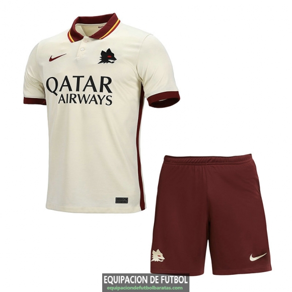 Camiseta AS Roma Ninos Segunda Equipacion 2020-2021