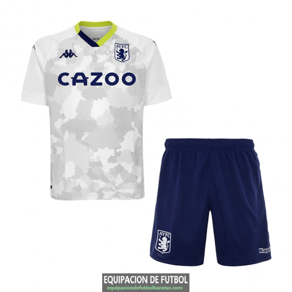 Camiseta Aston Villa Ninos Tercera Equipacion 2020/2021