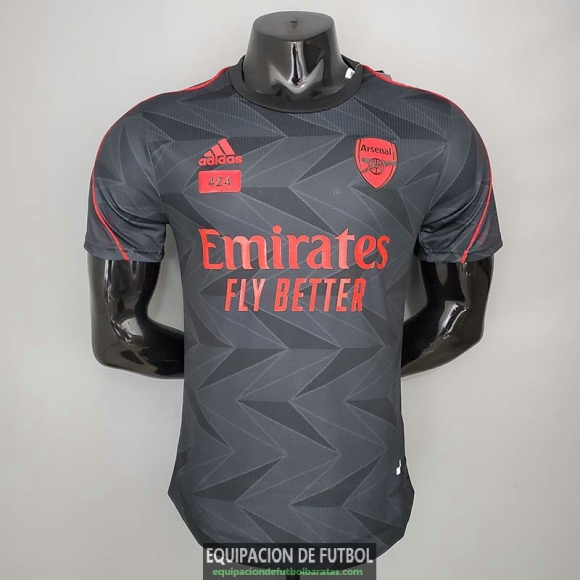 Camiseta Authentic Arsenal Adidas x 424 Black 2021/2022