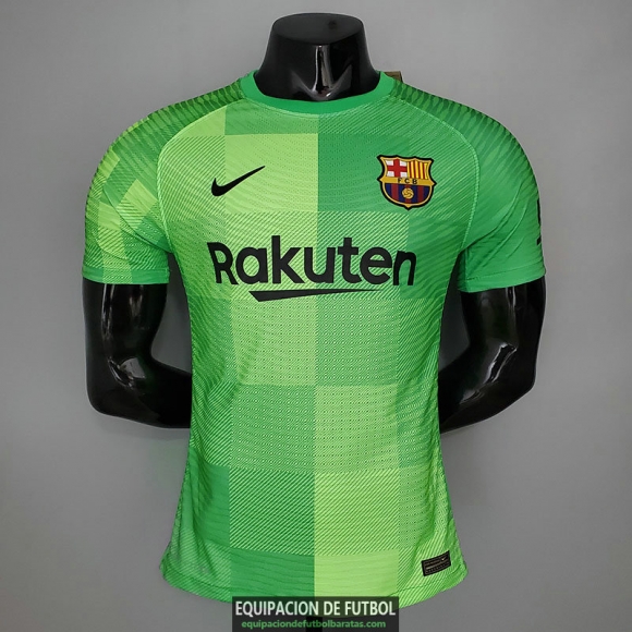 Camiseta Authentic Barcelona Portero Green 2021/2022