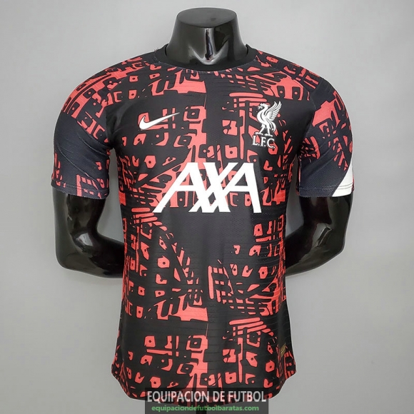 Camiseta Authentic Liverpool Training Black 2020/2021