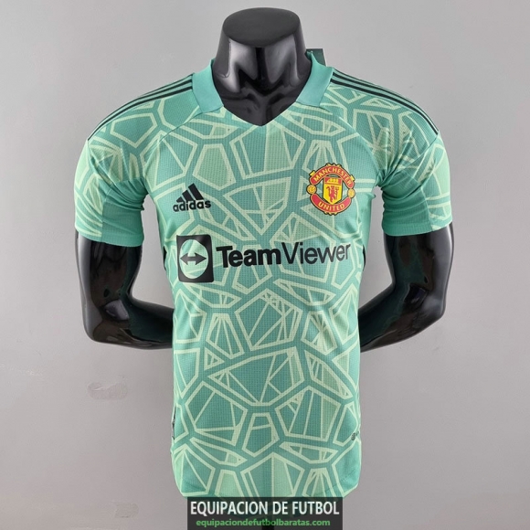 Camiseta Authentic Manchester United Portero Green 2022/2023