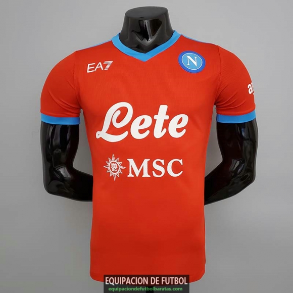 Camiseta Authentic Napoli Segunda Equipacion 2021/2022