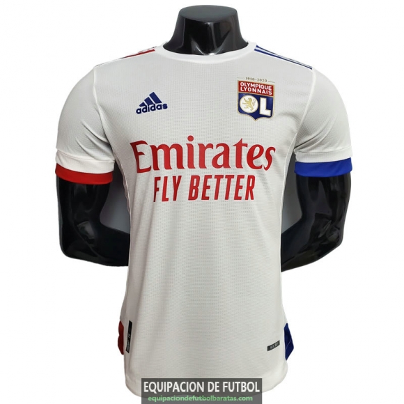 Camiseta Authentic Olympique Lyonnais Primera Equipacion 2020-2021