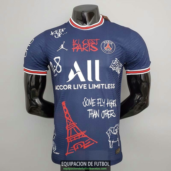 Camiseta Authentic PSG Commemorative Edition Primera Equipacion 2021/2022