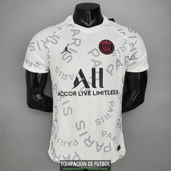 Camiseta Authentic PSG x JORDAN Paris White 2021/2022