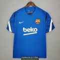 Camiseta Barcelona Training Blue II 2021/2022