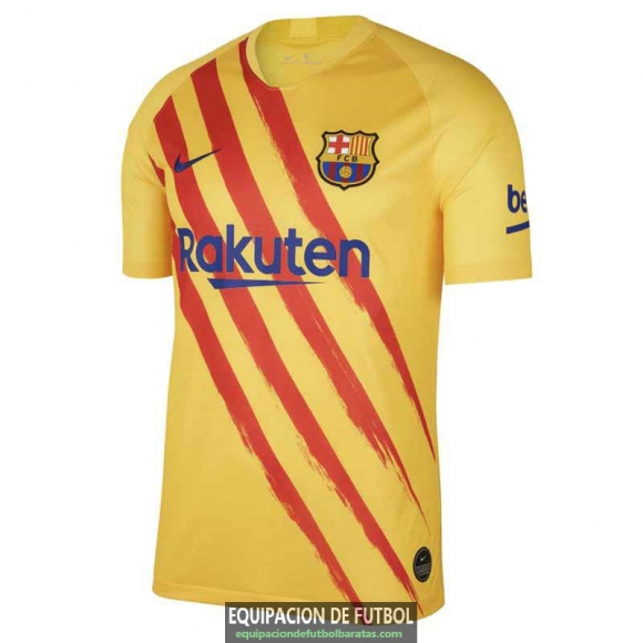 Camiseta Barcelona Training Yellow 2019-2020