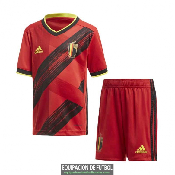 Camiseta Belgica Ninos Primera Equipacion EURO 2020