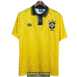 Camiseta Brasil Retro Primera Equipacion 1991 1993