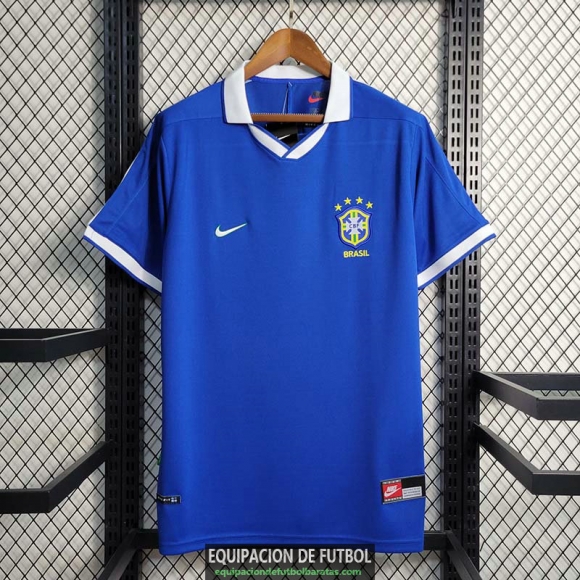 Camiseta Brasil Retro Segunda Equipacion 1997/1998