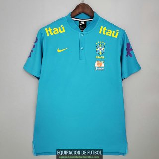 Camiseta Brasil Training Blue II 2021/2022