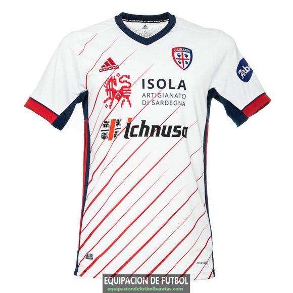 Camiseta Cagliari Calcio Segunda Equipacion 2020-2021