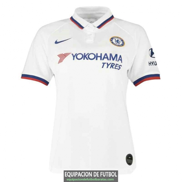 Camiseta Chelsea Camiseta Mujer Segunda Equipacion 2019-2020