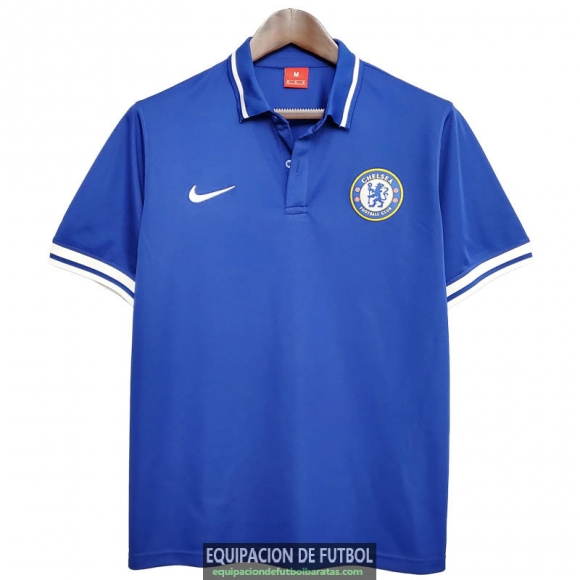 Camiseta Chelsea Polo Blue 2020-2021