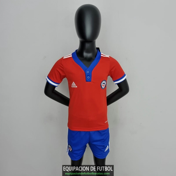 Camiseta Chile Ninos Primera Equipacion 2022/2023