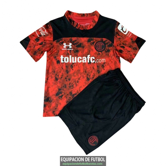 Camiseta Deportivo Toluca Ninos Primera Equipacion 2021/2022