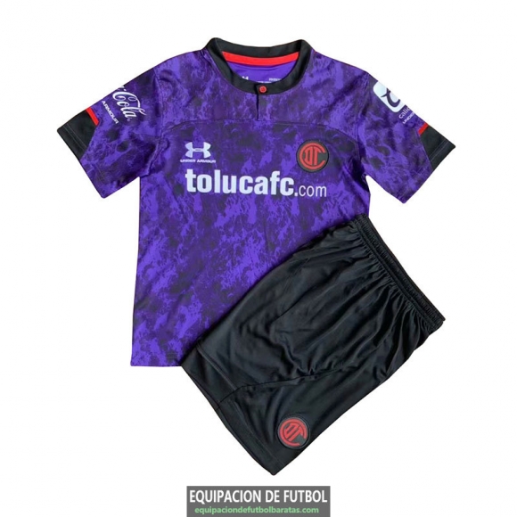 Camiseta Deportivo Toluca Ninos Tercera Equipacion 2021/2022